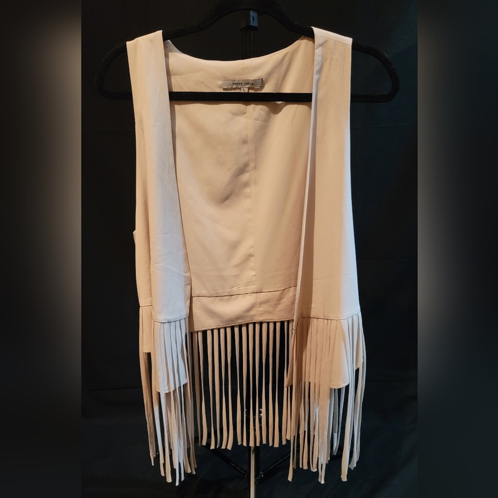 Naked Zebra western vest (coverup)